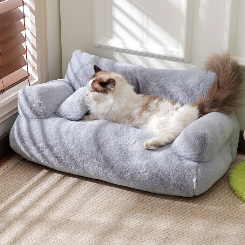 luxury cat bed sofa winter warm cat nest pet bed for small medium dogs cats comfortable plush puppy bed pet supplies luxury cat bed sofa winter warm cat nest pet bed for small medium dogs cats comfortable plush puppy bed pet supplies